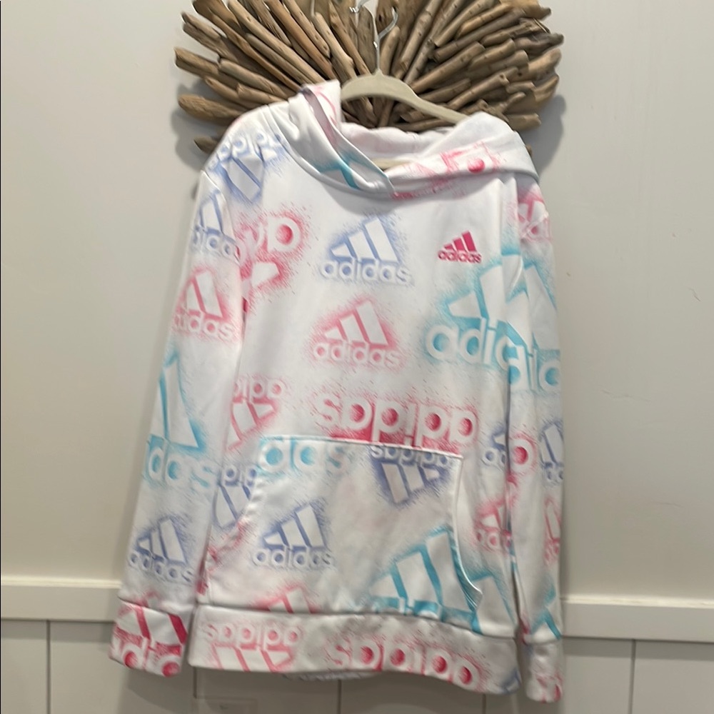 adidas Kids Multicolor Logo Hoodie